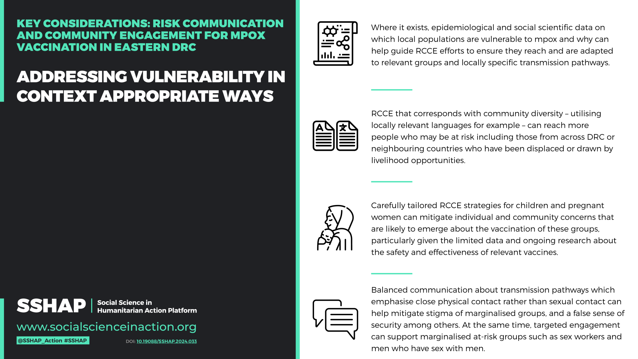 Key Considerations Risk Communication and Community Engagement for